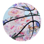 Blossom Floral Flower Pattern Print Basketball