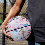 Blossom Floral Flower Pattern Print Basketball
