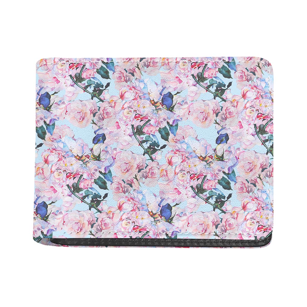 Blossom Floral Flower Pattern Print Bifold Wallet