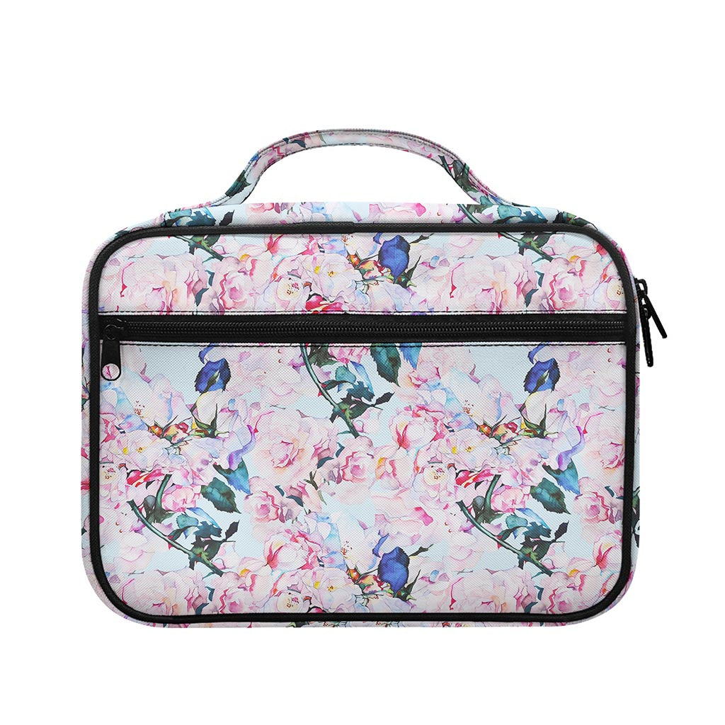 Blossom Floral Flower Pattern Print Briefcase Bible Bag