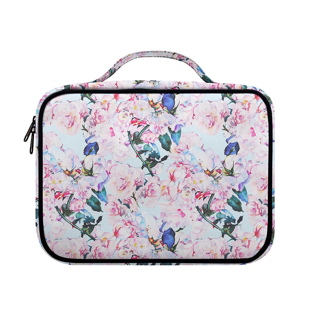 Blossom Floral Flower Pattern Print Briefcase Bible Bag