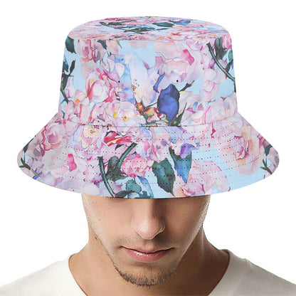 Blossom Floral Flower Pattern Print Bucket Hat