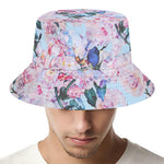 Blossom Floral Flower Pattern Print Bucket Hat