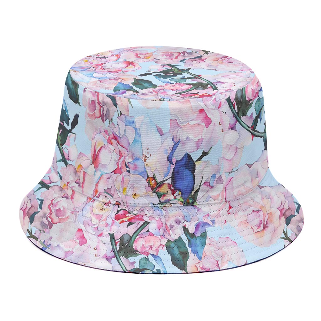 Blossom Floral Flower Pattern Print Bucket Hat