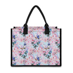 Blossom Floral Flower Pattern Print Canvas Tote Bag