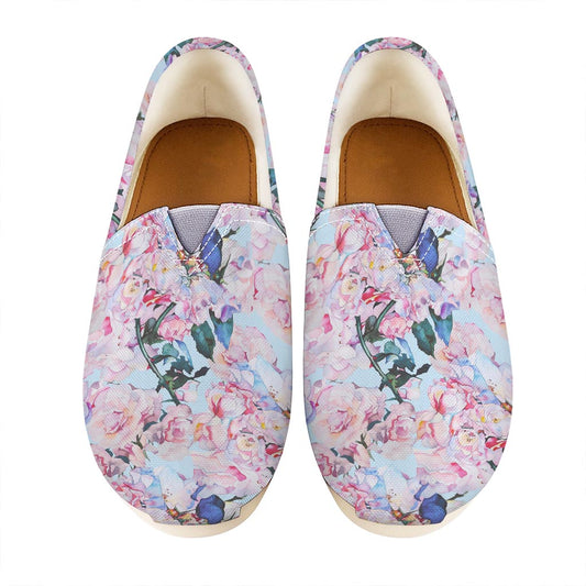 Blossom Floral Flower Pattern Print Casual Shoes