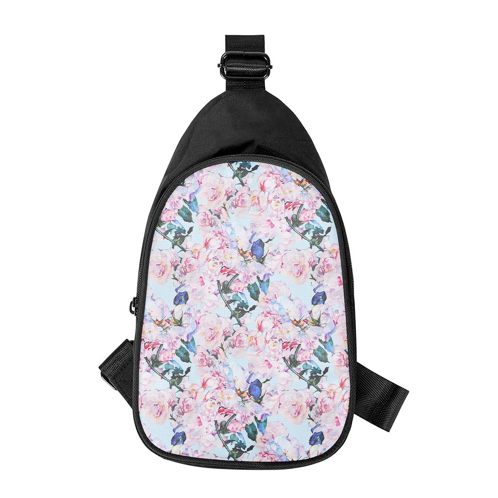 Blossom Floral Flower Pattern Print Chest Bag