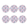 Blossom Floral Flower Pattern Print Coaster Set