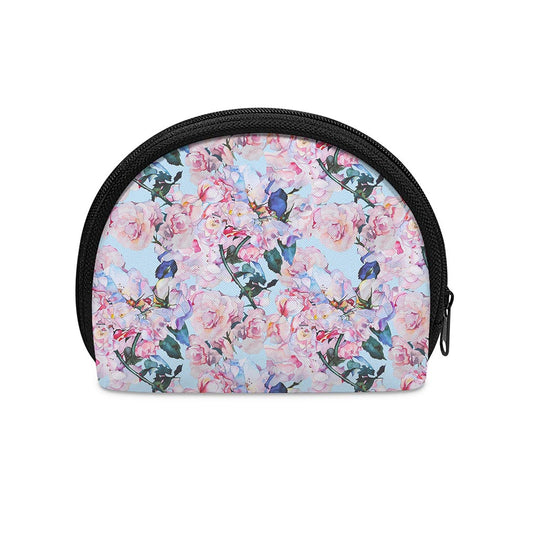 Blossom Floral Flower Pattern Print Coin Purse