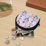 Blossom Floral Flower Pattern Print Coin Purse