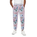 Blossom Floral Flower Pattern Print Cotton Sweatpants