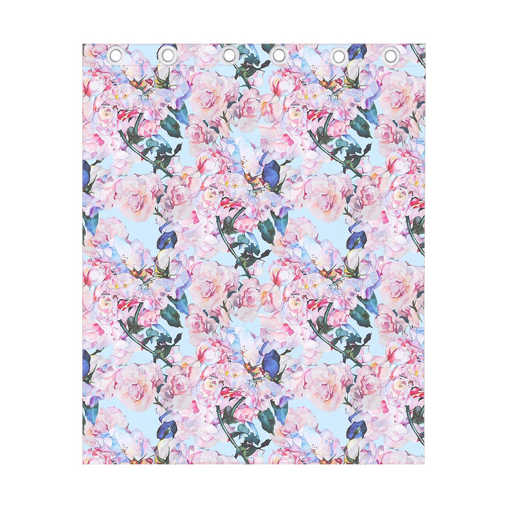 Blossom Floral Flower Pattern Print Curtain