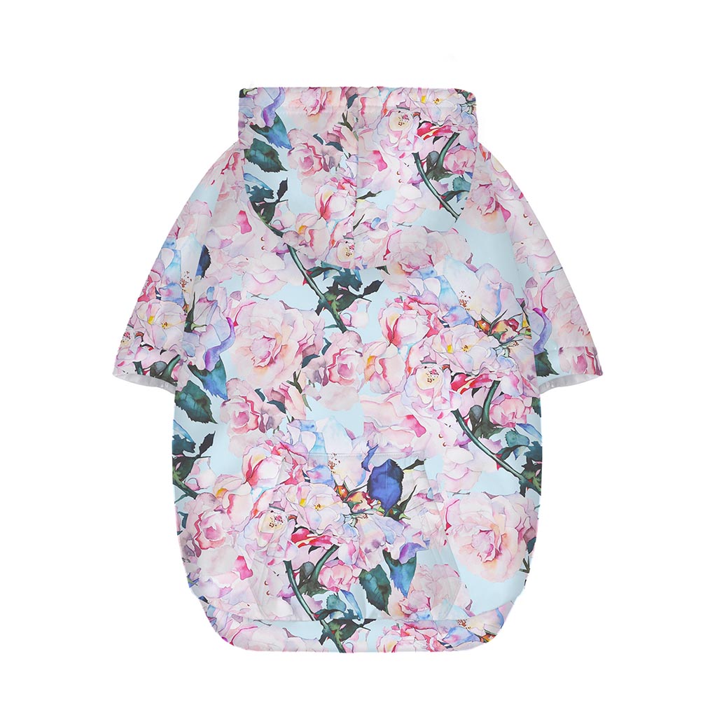 Blossom Floral Flower Pattern Print Dog Zip Up Hoodie