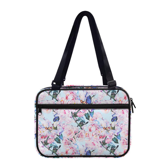 Blossom Floral Flower Pattern Print Double Strap Bible Bag