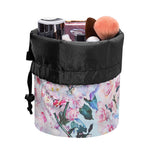 Blossom Floral Flower Pattern Print Drawstring Makeup Bag