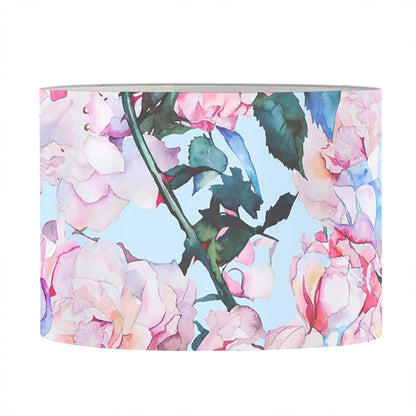 Blossom Floral Flower Pattern Print Drum Lamp Shade