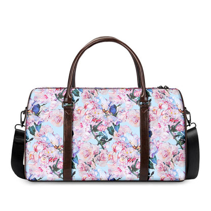 Blossom Floral Flower Pattern Print Duffle Bag