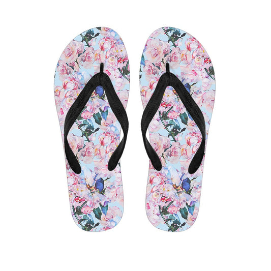 Blossom Floral Flower Pattern Print Flip Flops