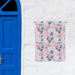 Blossom Floral Flower Pattern Print Garden Flag