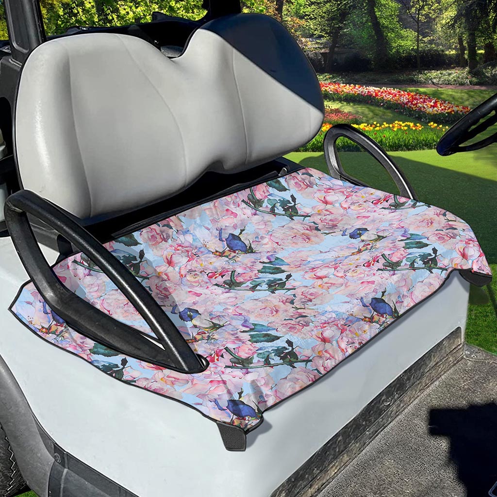 Blossom Floral Flower Pattern Print Golf Cart Seat Cover