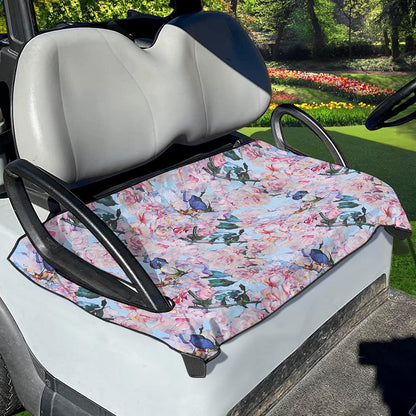 Blossom Floral Flower Pattern Print Golf Cart Seat Cover