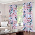 Blossom Floral Flower Pattern Print Grommet Curtains