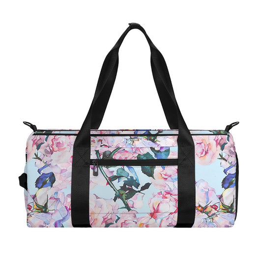 Blossom Floral Flower Pattern Print Gym Bag