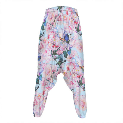 Blossom Floral Flower Pattern Print Hammer Pants