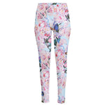 Blossom Floral Flower Pattern Print High-Waisted Pocket Leggings
