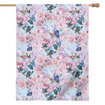 Blossom Floral Flower Pattern Print House Flag