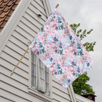 Blossom Floral Flower Pattern Print House Flag
