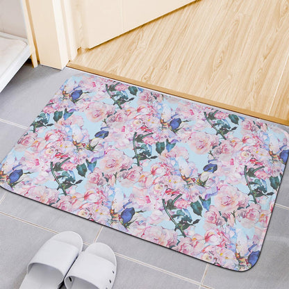 Blossom Floral Flower Pattern Print Indoor Door Mat