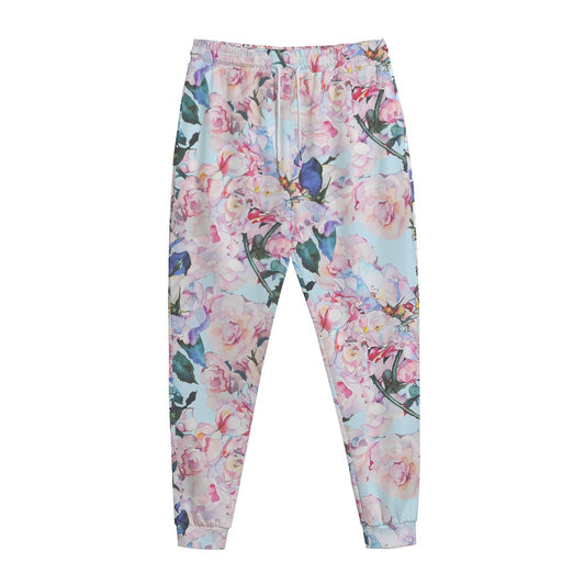 Blossom Floral Flower Pattern Print Jogger Pants