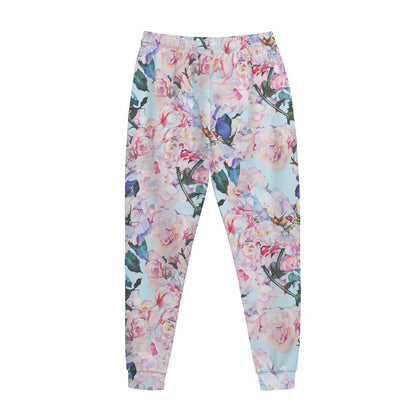 Blossom Floral Flower Pattern Print Jogger Pants
