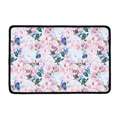 Blossom Floral Flower Pattern Print Kitchen Mat