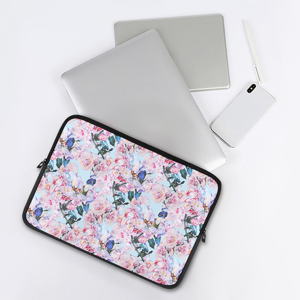 Blossom Floral Flower Pattern Print Laptop Sleeve
