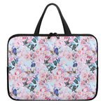 Blossom Floral Flower Pattern Print Laptop Sleeve With Handle