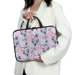 Blossom Floral Flower Pattern Print Laptop Sleeve With Handle