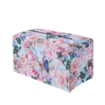 Blossom Floral Flower Pattern Print Leather Tissue Box Cover