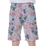 Blossom Floral Flower Pattern Print Men's Beach Shorts