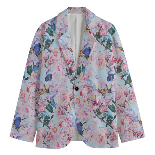 Blossom Floral Flower Pattern Print Men's Blazer