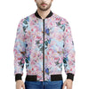 Blossom Floral Flower Pattern Print Men's Bomber Jacket