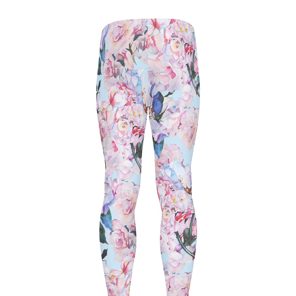 Blossom Floral Flower Pattern Print Men's leggings