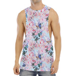 Blossom Floral Flower Pattern Print Men's Muscle Tank Top