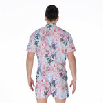 Blossom Floral Flower Pattern Print Men's Rompers