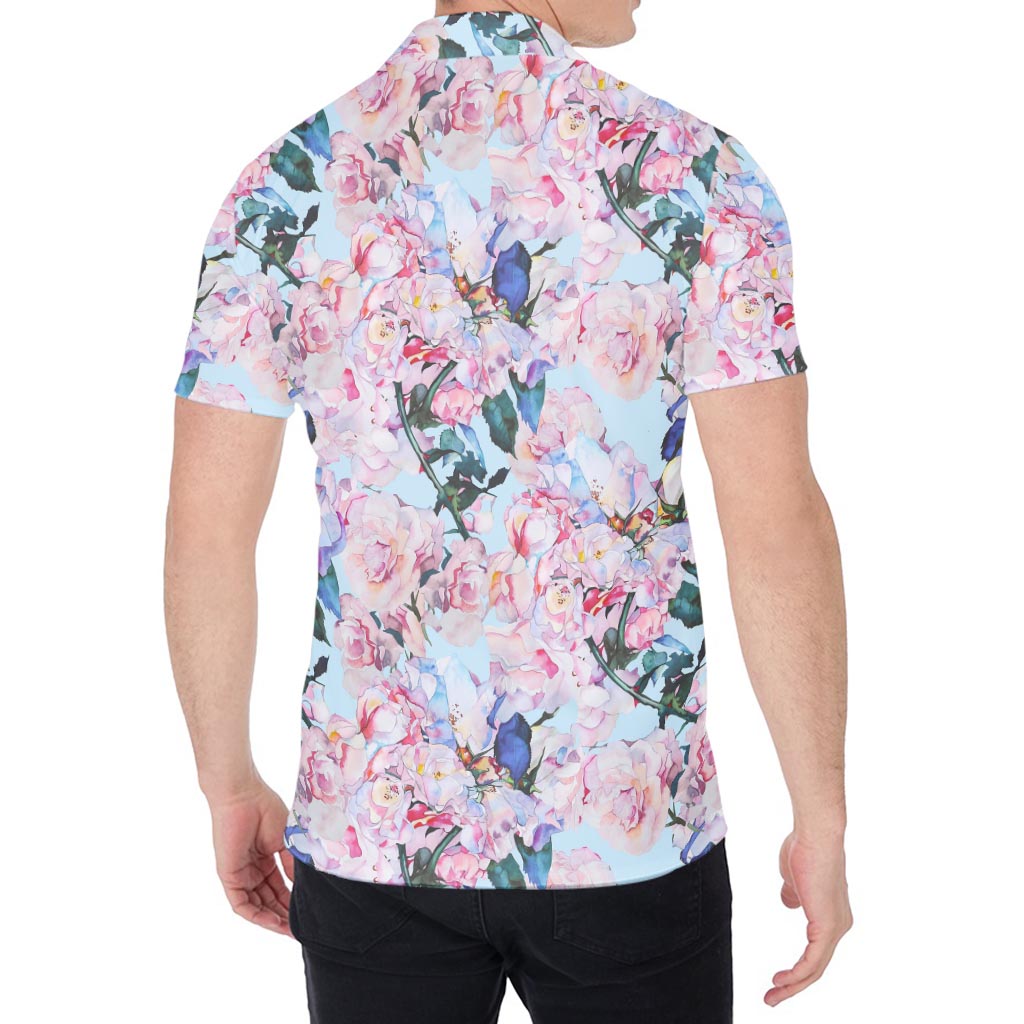 Blossom Floral Flower Pattern Print Men's Shirt