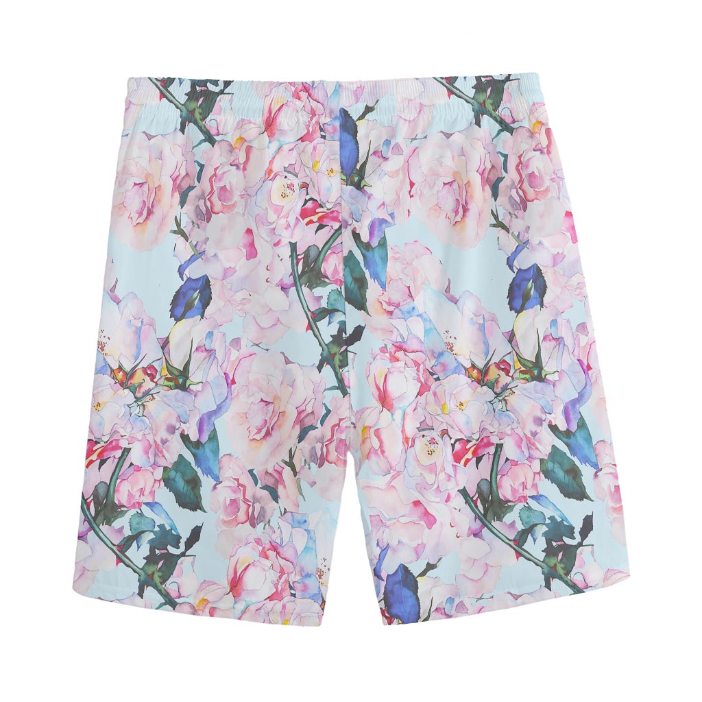 Blossom Floral Flower Pattern Print Men's Sports Shorts