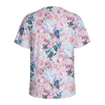 Blossom Floral Flower Pattern Print Men's Sports T-Shirt