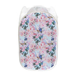Blossom Floral Flower Pattern Print Mesh Laundry Hamper