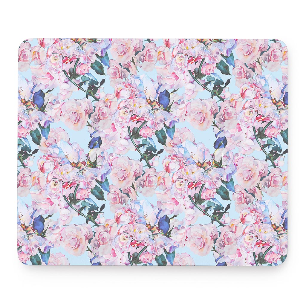 Blossom Floral Flower Pattern Print Mouse Pad